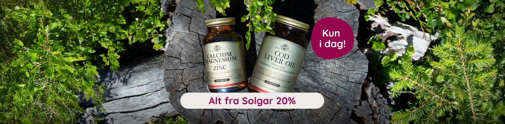 Bare i dag! Solgar - 20 %